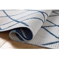 thumbnail image 5 of Indoor Outdoor Rug 5x8, Reversible, Loloi Easton Ivory / Denim (5'3" x 7'6"), 5 of 7