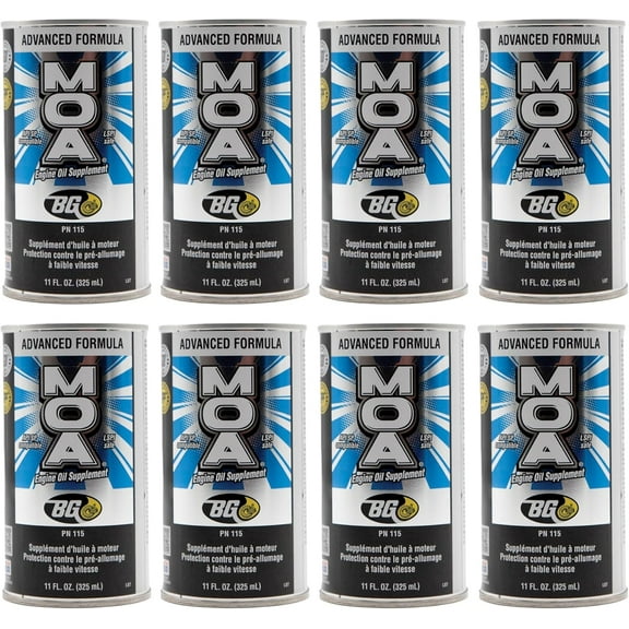 8 Cans of BG Motor Oil Additive MOA