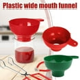 thumbnail image 4 of SeekLGT Wide Mouth Canning Funnel, Plastic Funnel for Filling Mason Jars, Home Canning Essentials for Jam, Jelly, Sauces, Supplement Funnels, Red, 4 of 7