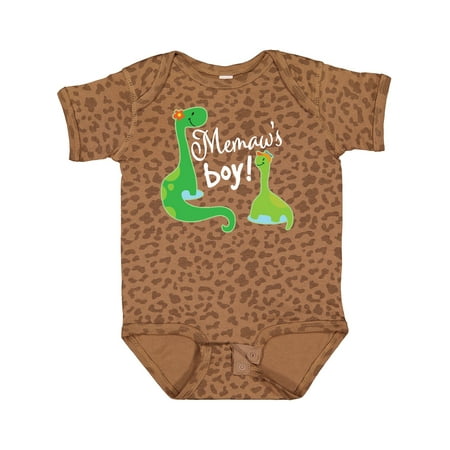 

Inktastic Memaw Boy Grandson Dinosaur Gift Baby Boy Bodysuit