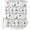 White, variant on Small Stall Shower Curtain 36x72 Inch Narrow Half Size Cartoon Animals Bath Curtains Bathroom Decor, Funny Dinosaur Tropical Plants Green Blue Waterproof Fabric Shower Curtain Set with Hooks 36 Inch