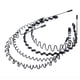 thumbnail image 4 of Diademas Aros para el cabello de metal ondulado unisex, paquete de 5 bandas para el cabello para hombre y mujer Ormromra HMJM271-2, 4 of 4