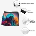 thumbnail image 3 of Logiee Colorful Surreal Landscape Print Mens Boxer Briefs,Boxer Briefs for Men,Breathable Stretch Underwear,Boys Boxer Briefs-Medium, 3 of 5