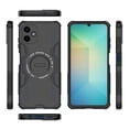 thumbnail image 3 of For Samsung Galaxy A06 Magnetic Phone Case,Military-Grade Drop Protection,Compatible with Mag-Safe,Heavy Duty Tough Rugged Shockproof Dropproof Grip Armored Slim Phone Case Cover,Black, 3 of 10