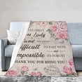 thumbnail image 6 of Boss Blanket Boss Gifts for Women Boss Throws Blankets Boss Day Gift Birthday Christmas Retirement Gifts 50"×60", 6 of 6
