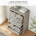 thumbnail image 3 of Soonbuy Dresser with 6 Drawers for Bedroom,Black, 3 of 8