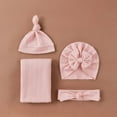 KIHOUT New Deals Wrap Blanket Baby Turban Hat Bowknot Headband Blanket