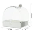 thumbnail image 2 of KAKOWELY Parakeet Bath Shower Bathing Tubs ABS Multi-functional 1Pcs, 2 of 8
