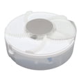 thumbnail image 2 of Trampa para moscas eléctrica, carga USB automática, silenciosa, desmontable, lavable, atrapamoscas eléctrico para restaurante, cocina, blanco, 2 of 10