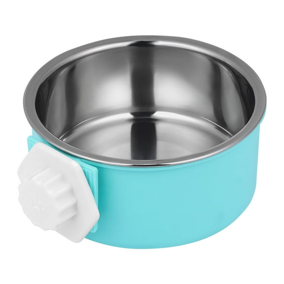 Dog Bowls Hanging Crate Heated Water for Cats Stainless Steel Cage Easy Cleaning Pet