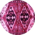 thumbnail image 1 of Ahgly Company Indoor Round Persian Pink Traditional Area Rugs, 8' Round, 1 of 4