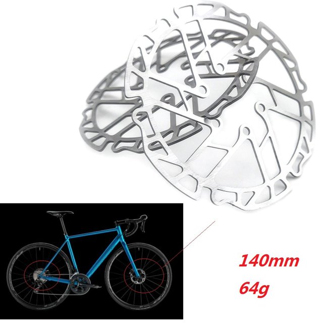 Rotor de freno de disco de 140 mm con componente de reparación de repuesto de rotor de bloqueo central delantero o trasero de bicicleta de alta resist Sunnimix Rotor de freno de disco de bicicleta