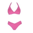 thumbnail image 4 of Fadeal Tummy Control Bathing Suits for Women Women Two Piece Bathing Suits Bikini Set Swimsuit Vintage Swimwear 2 Piece Bathing Suits for Women Pink L, 4 of 4