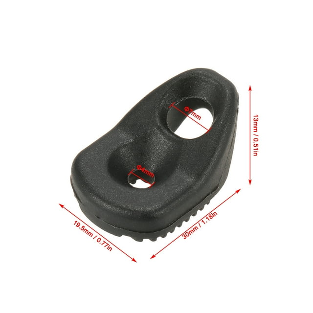 Single 6pcs Kayaking Canoeing Rafting Nylon Single Eyelet Tie down Loop Safety Anchor Deck Fitting