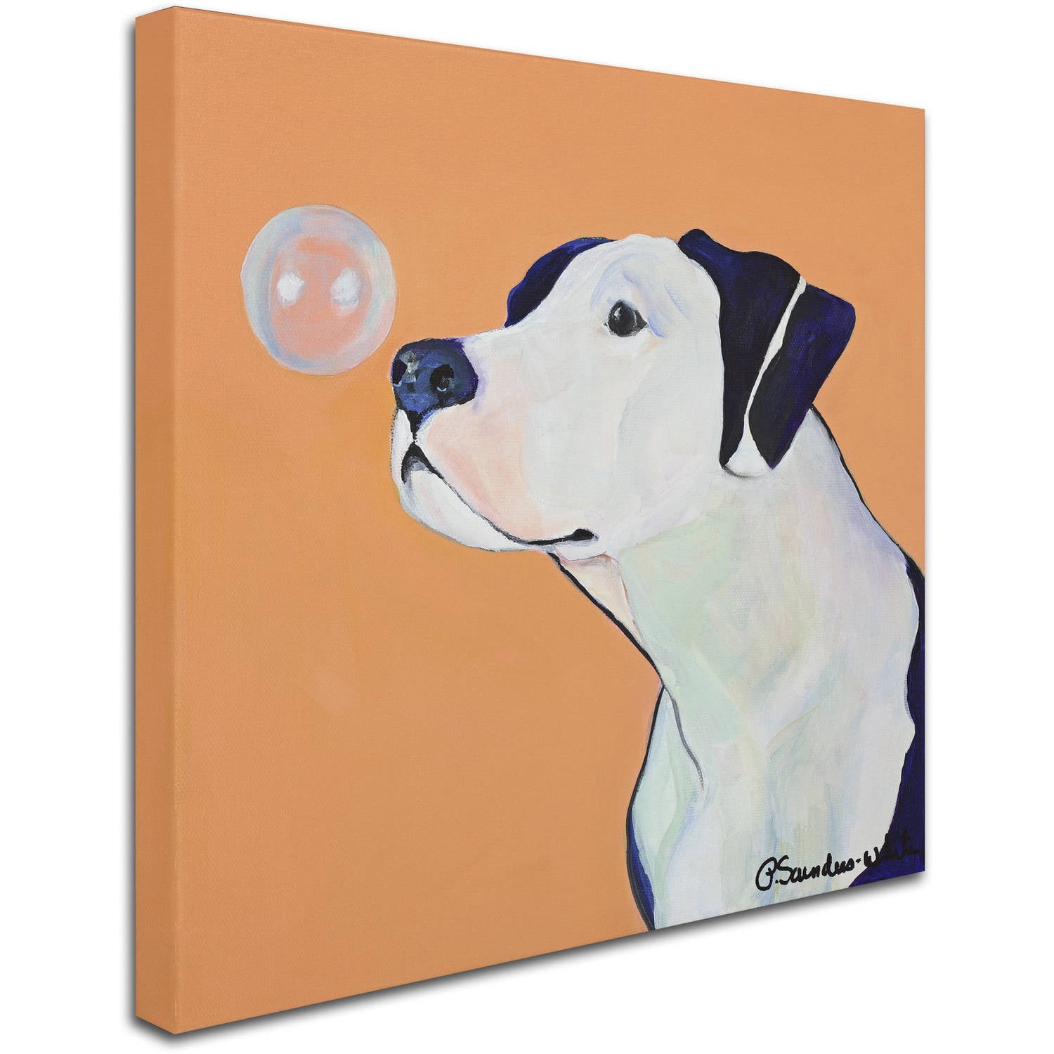 Trademark Fine Art "Fascination" Canvas Art by Pat Saunders-White