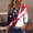 White, variant on 3/4 Sleeve T Shirts for Women Independence Day Flag Printed Henley Tee 250th Anniversary Fashion Button Slim Fitted Tops