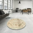 thumbnail image 3 of Ahgly Company Indoor Rectangle Abstract Brown Abstract Area Rugs, 5' x 7', 3 of 6