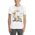 thumbnail image 3 of Men's Graphic TeeMoon (13) Letter Print T-Shirts Round Neck Short Sleeves Sizes XS-5XL Summer Daily Casual Tops, 3 of 5