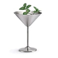 thumbnail image 5 of Juego de 4 copas de Martini de acero inoxidable, copas de cóctel de metal de 8 oz, irrompibles, duraderas, con espejo, 5 of 5
