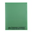 thumbnail image 1 of Carpetas de la escuela a la casa con conector C-Line para el aula, 25 unidades, color verde, 1 of 5