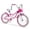 Rose Red, variant on Costway 18" Kids Bike Toddler Bicycle with Training Wheels Hand & Coaster Brakes Handlebar Blue