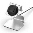 thumbnail image 4 of Soporte Sin Cable Carga Btafrte, Base Soporte Metal + Bobina Tarjeta Silicona, Adecuado para Xiaomi Mi Band 7 Pro/Redmi Band 2, Plateado, 4 of 9