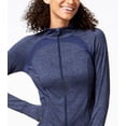 thumbnail image 2 of ID Ideology Womens Essentials Performance Zip Jacket Navy Serenity XS, 2 of 3
