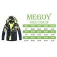 thumbnail image 6 of MGEOY Boys Rain Jackets Lightweight Waterproof Hooded Raincoats Windbreakers for Kids, 6 of 8