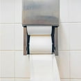 thumbnail image 1 of OULII Bathroom Replacement Plated Silver Toilet Paper Roller Rod Plastic Spindle for Easy Installation, 1 of 8