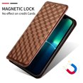 thumbnail image 3 of Flip Wallet Case for iPhone 14 Pro, Plating PU Leather with RFID Blocking Credit Card & Cash Slot Kickstand Magnetic Closure Full Protective Phone Cover Women Men for iPhone 14 Pro, Brown, 3 of 8