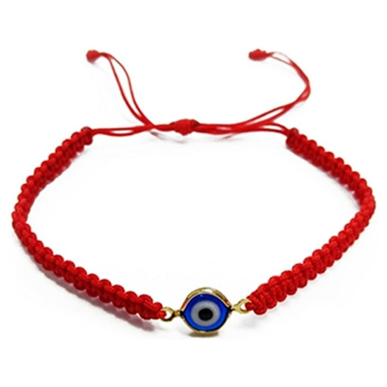Evil Eye Red String Kabbalah Bracelet Nazar Mati Bead Good Luck