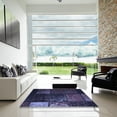 thumbnail image 6 of Ahgly Company Indoor Rectangle Patterned Night Blue Area Rugs, 5' x 8', 6 of 6
