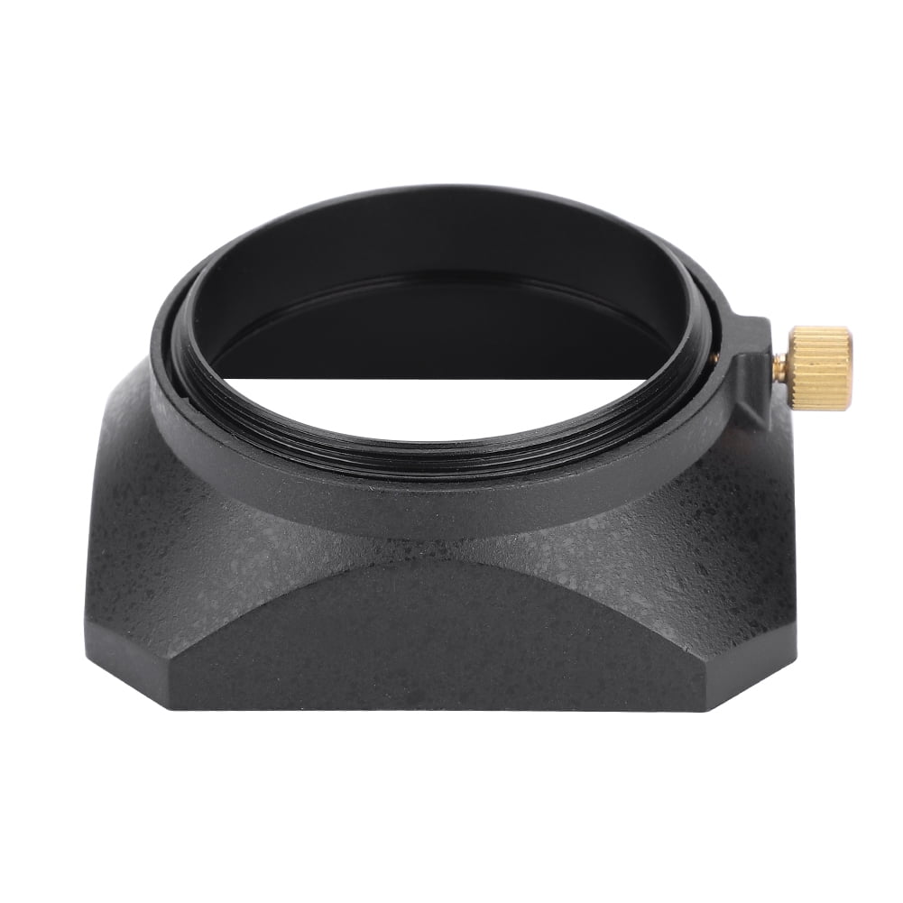 49mm Square Lens Hood for DV Camcorders - Professional Lens Shade & Stray Light Protection