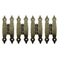 thumbnail image 2 of Paquete de 4 bisagras de gabinete de hierro antiguo de 3,5 pulgadas con bisagra pequeña para puerta de gabinete, 2 of 7