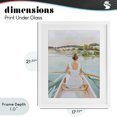 thumbnail image 4 of Stupell Industries Contemporary Girl In Peaceful Canoe Ride White Framed Print Under Glass, 17 x 21, by The Prints Vibe, 4 of 8