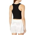 thumbnail image 3 of Women's PJ Harlow SPORTY Bra30 1/2 Tank Rib Top (Black 2X), 3 of 3