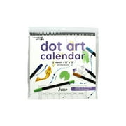 Leisure Arts Dot Art Calendar, 12"X12", Blank Calendar, Dot Markers, Dot Paint, Dot Art Markers, Paint Dot Markers, Paint Dotters, Dotters, Dot Coloring, Adult Coloring