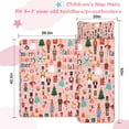 thumbnail image 5 of Pink Christmas Nutcracker Pattern Toddler Nap Mats for Kids Preschool,50"x20" Sleeping Mat Bag or Kids,Toddler Sleeping Bag,Toddler Nap Mat or Daycare, 5 of 6