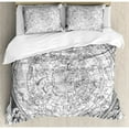 thumbnail image 3 of Ambesonne Constellation Detailed Vintage Boreal Hemisphere Astronomy Ancient Antique Figures Duvet Cover Set, 3 of 3