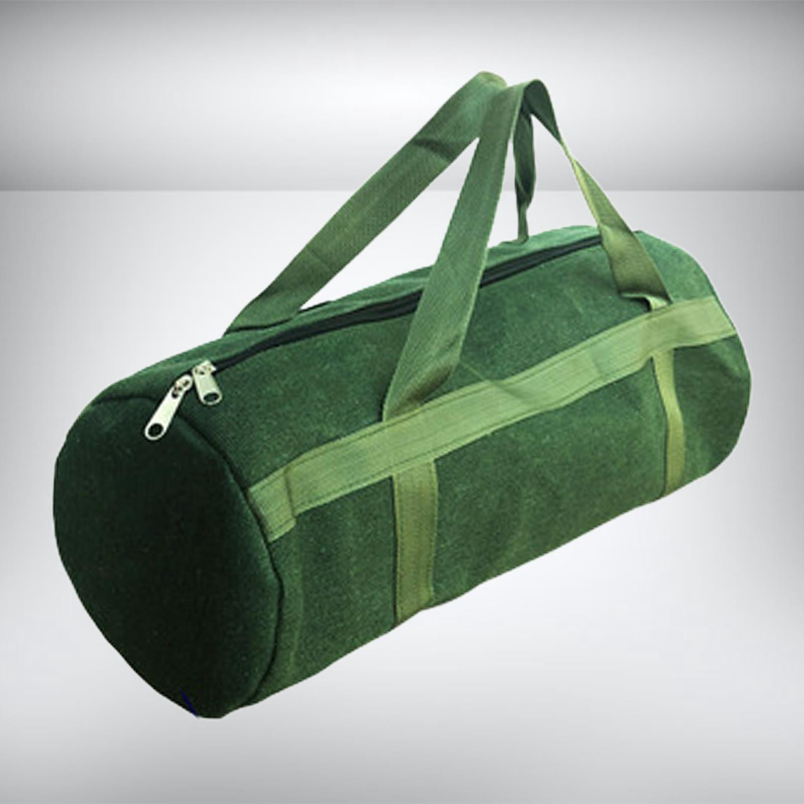 oshhnii Canvas Tool Bag Easy to Carry with Handle Thick Storage Wide Mouth Tool Tote for 60x24cm