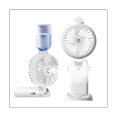 5000MAh Portable Spray Mist Fan with LCD Display USB Mute Wireless Mini