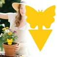 thumbnail image 2 of 10Pcs Plant Sticky Trap,Flying Insect Traps,1Pcs Fungus Gnat Traps Killer for Outdoor Bug,Sticky Gnat Traps for House Indoor,Fruit Fly Sticky Strips Protect Houseplant, Non-Toxic and Odorless(A*10), 2 of 5