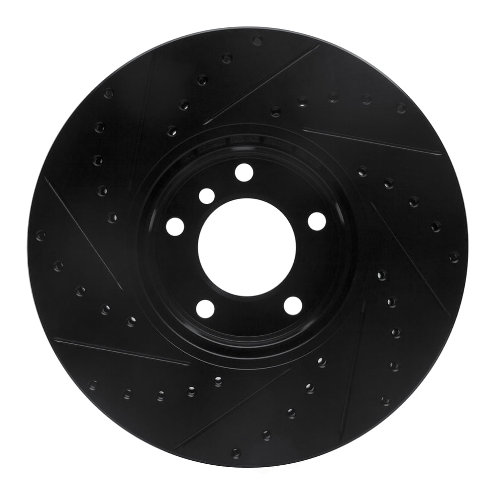 Dynamic Friction Company 633-31051R DFC Brake Rotor - Drilled And Slotted - Black