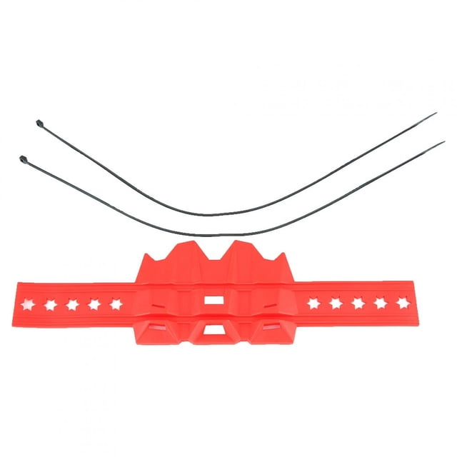 Protector universal para tubo de escape de motocicleta, anticalor, color rojo