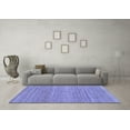 thumbnail image 3 of Ahgly Company Indoor Rectangle Abstract Blue Modern Area Rugs, 6' x 9', 3 of 4