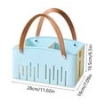 thumbnail image 3 of HOARBOEG Portable Shower Caddy, Foldable Travel Organizer with Wet & Dry Compartments, Hanging Bath Storage Basket for Toiletries, Gym, Camping, Dorm Room, 3 of 6