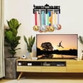 thumbnail image 7 of Hunt for Glory Medal Holder Display Torches Medal Hanger Iron Medal Hook for Competition Medal Display Award Holder for Wall Display Wall Hanging 40x15 cm Black, 7 of 7