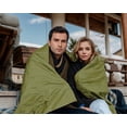 thumbnail image 3 of Cálida manta Wind Tour de forro polar para acampar, impermeable, 3 of 7