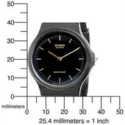 Mens Classic Analog Watch, Black - MQ24-1E