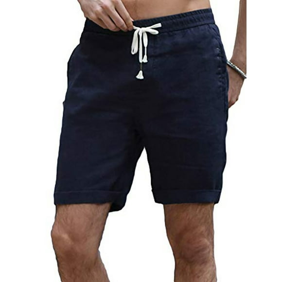 Cotton Drawstring Shorts Mens